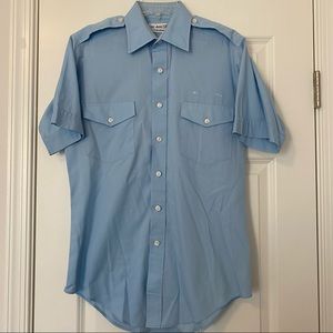 Set of Two: Aviator Short Sleeve Pilot Shirt